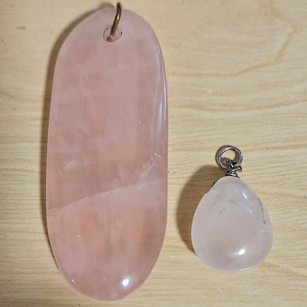 Rose Quartz Pendants